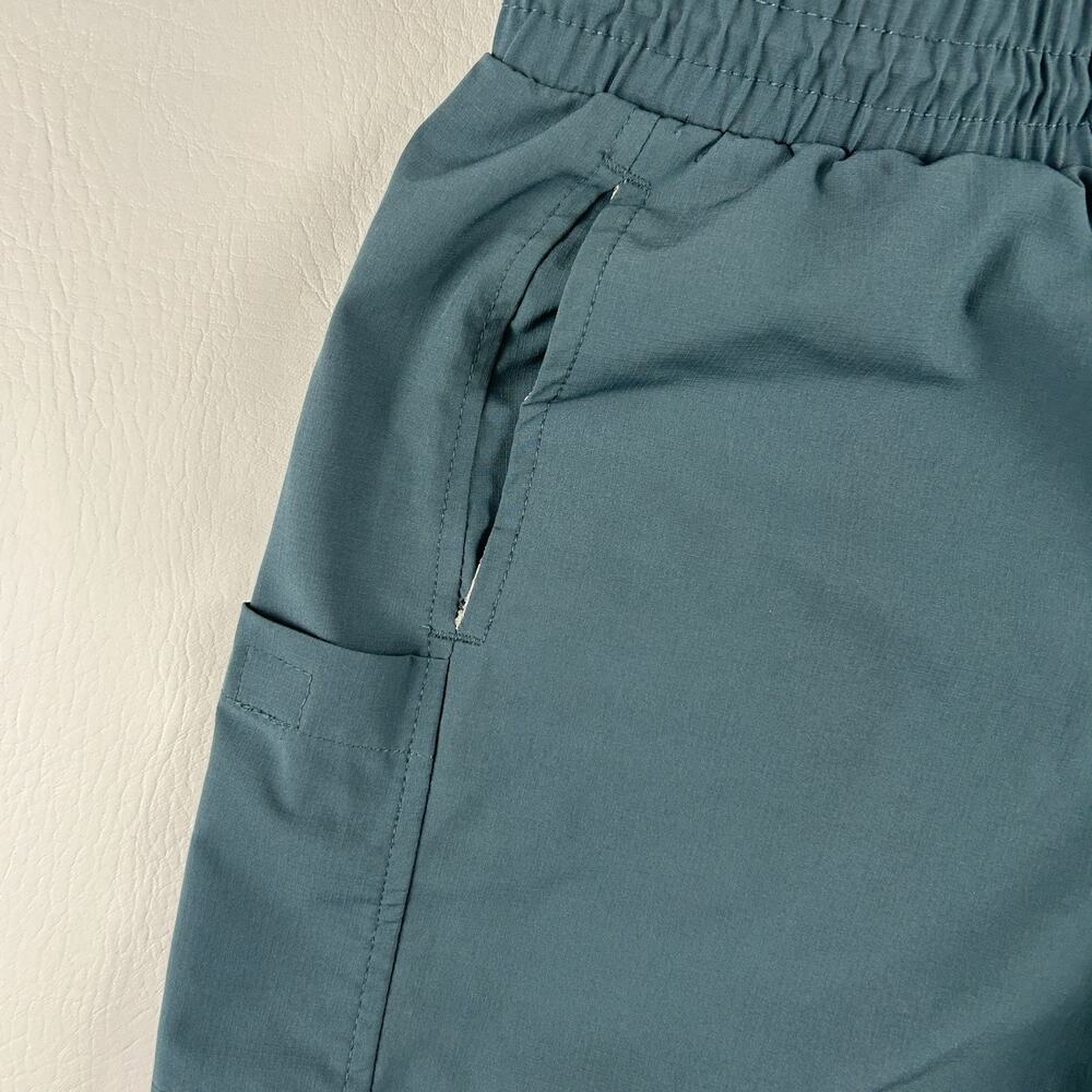 Avalanche Women’s Small Teal Athletic Hiking Shorts Zip Pocket Stretch S - Picture 4 of 9